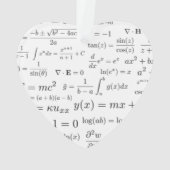 Gleichungen der Mathe-und Wissenschafts-Verzierung Ornament (Rückseite)