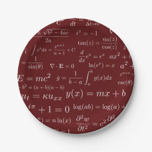 Gleichungen des Mathe-und Pappteller