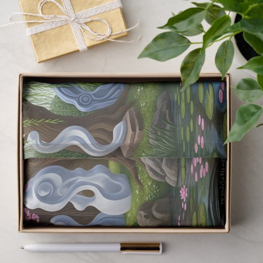 "Gleichungen im Blut" - ein digitales Portrait Seidenpapier (Geschenk)