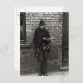 Gleichverkäufer. c.1900 postkarte (Vorne/Hinten)