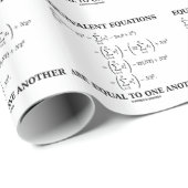 Gleichwertige Gleichungen sind gegenseitig gleich Geschenkpapier (Rolleneckpunkt)