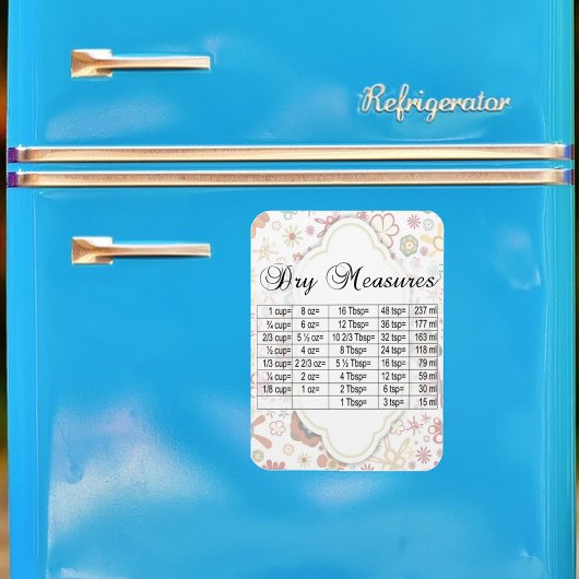 Gleichwertige niedliche florale Muster Magnet