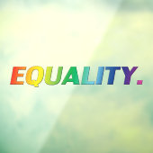 Gleichwertige Regenbogenfarben Gay que Stolz lgbtq Fensteraufkleber (Blatt 3)