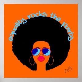 Gleichwertige Steine Das Party Poster