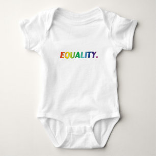 Gleichwertiger Stolz lgbtq lgbt quee Schwulenregen Baby Strampler