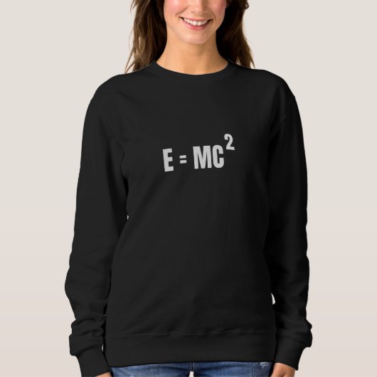 Gleichwertigkeit der Energiemasse Frauenpullover Sweatshirt (Vorderseite)