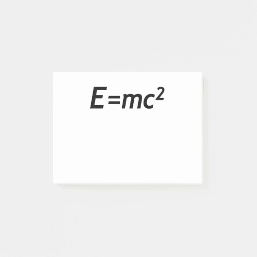 Gleichwertigkeits-Lichtgeschwindigkeit-Physik der Post-it Klebezettel (Vorderseite)