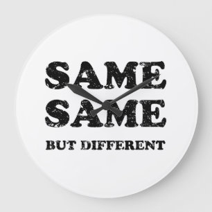 GLEICHZEITIG, ABER ANDERS GROßE WANDUHR