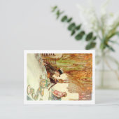 GLEICHZEITIG AUF DAS TEA-PARTY DES MAD HATTER POSTKARTE (Stehend Vorderseite)