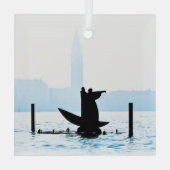 GLEICHZEITIGE HAND-Glassverzierung Ornament Aus Glas (Rückseite)