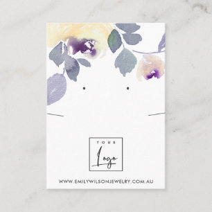 GLEICHZEITIGE LILAC-FLORALLE-ERKENNUNG VISITENKARTE