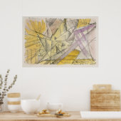 Gleichzeitiger Tod im Flugzeug und bei der Eisenba Poster (Küche)