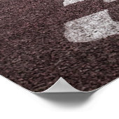 Gleis- und Feldnebel Poster (Ecke)