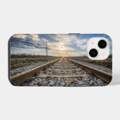Gleise iPhone Hülle (Rückseite (Horizontal))