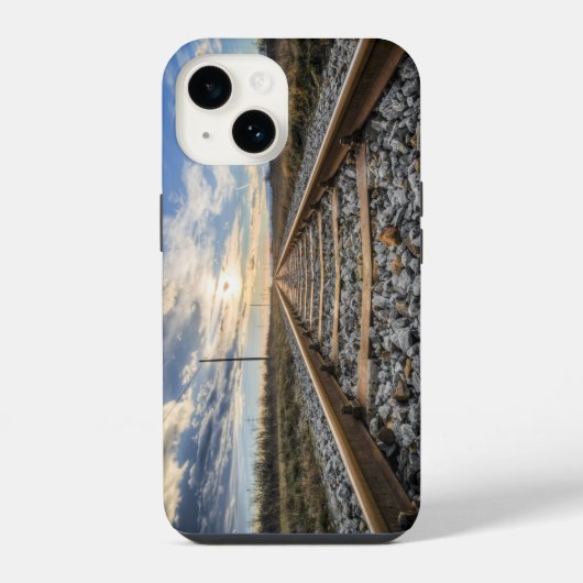 Gleise iPhone Hülle (Rückseite)