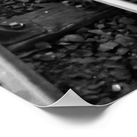 Gleise Poster (Ecke)