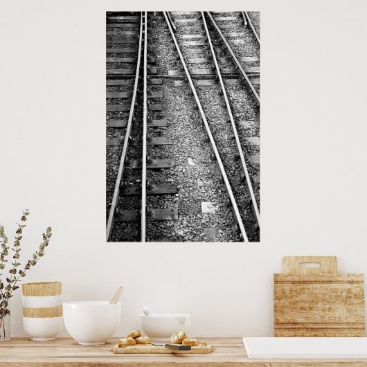 Gleise Poster (Küche)