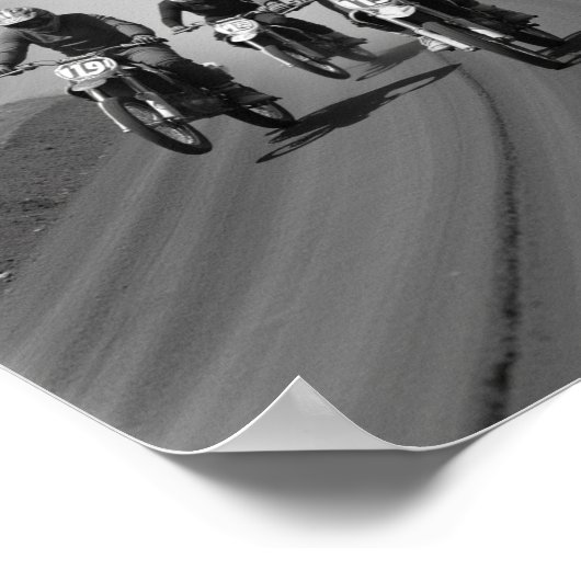 Gleislauf Poster (Ecke)