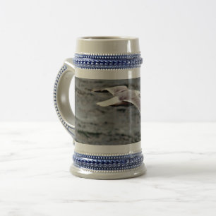 Gleit Grau/Blau 22 oz Stein Bierglas