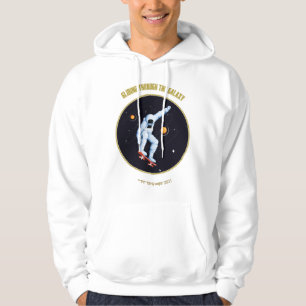 Gleiten durch die Galaxy Unisex Retro Hoodie