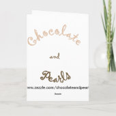 Gleiten Sie in bequemes etwas Karte (Rückseite)