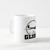 Gleiten| Sprengkörper von Glühlerthermen Kaffeetasse (Vorderseite Links)