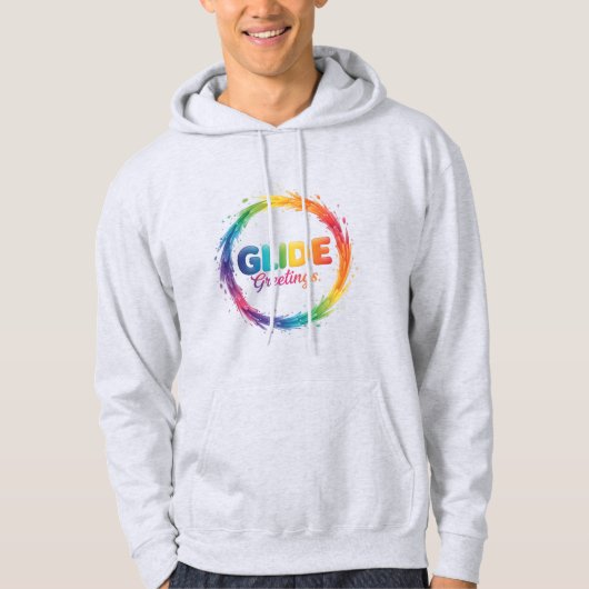 Gleitende Grüße Hoodie (Vorderseite)