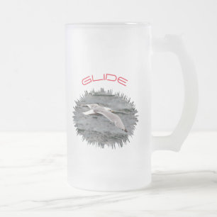 Gleitendes Frosted 16 oz Frosted Glas-Mug Mattglas Bierglas
