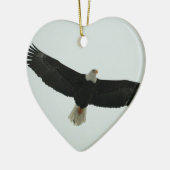 Gleitener Weißkopfseeadler Keramik Ornament (Links)