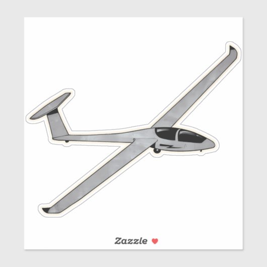 Gleiter, Trainerflugzeuge Aufkleber (Blatt)