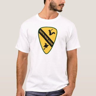 Gleithörnchen-erste Luft-Kavallerie-Insignien T-Shirt