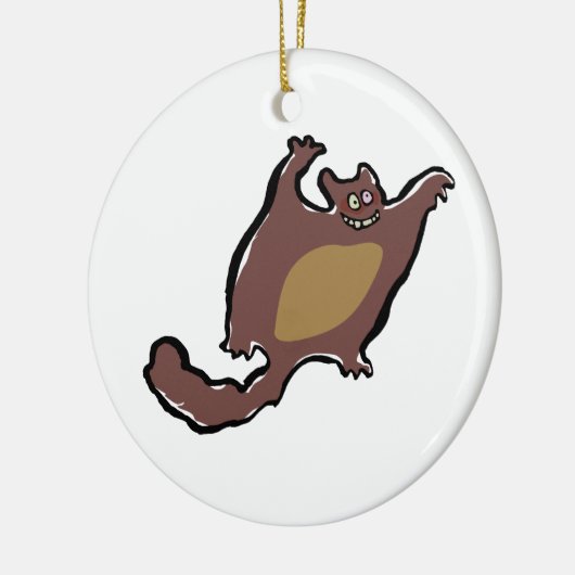 Gleithörnchen Keramikornament (Links)