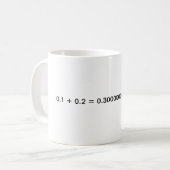 Gleitkomma-Tasse Kaffeetasse (Vorderseite Links)