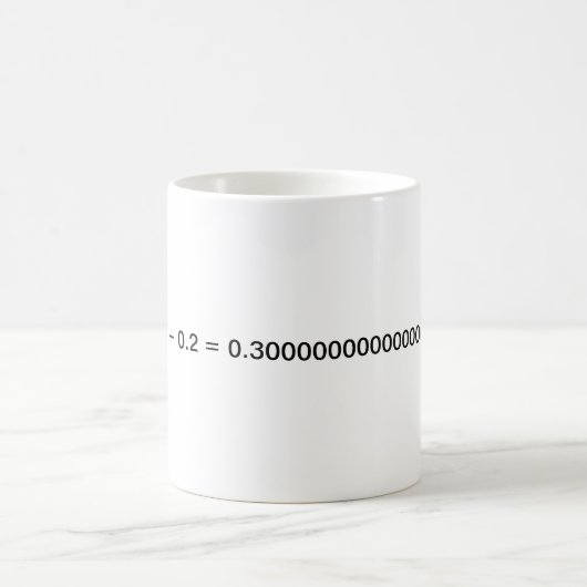 Gleitkomma-Tasse Kaffeetasse (Mittel)