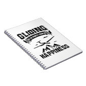 Gleitpiloten | Thermal Gliders Glide Geschenkideen Notizblock (Rechte Seite)