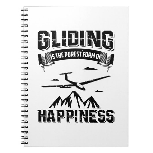 Gleitpiloten | Thermal Gliders Glide Geschenkideen Notizblock (Vorderseite)