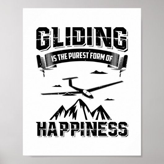 Gleitpiloten | Thermal Gliders Glide Geschenkideen Poster (Vorne)