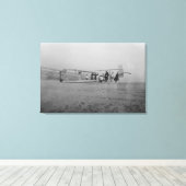 Gleitschirm für den Flug Leinwanddruck (Insitu (Holzboden))