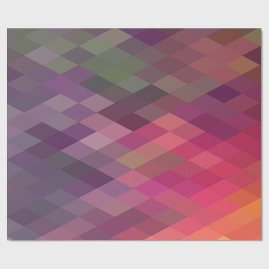 Gleitschirm für geometrische Diamanten Geschenkpapier (Flach)