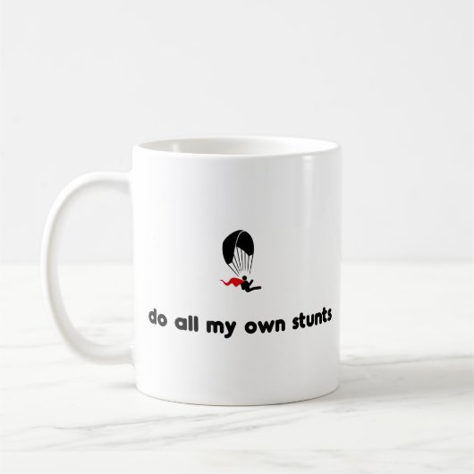 Gleitschirmfliegen-Held Kaffeetasse (Links)