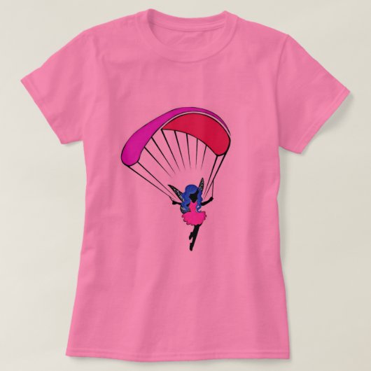 Gleitschirmfliegenelf-T - Shirt (Design vorne)