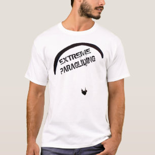 Gleitschirmfliegenlogo mit Zitat T-Shirt