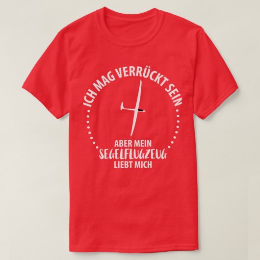 Gleitschirmflieger-Flugzeug 21 T-Shirt (Design vorne)