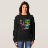 Gleitschirmflieger Sweatshirt (Vorne ganz)