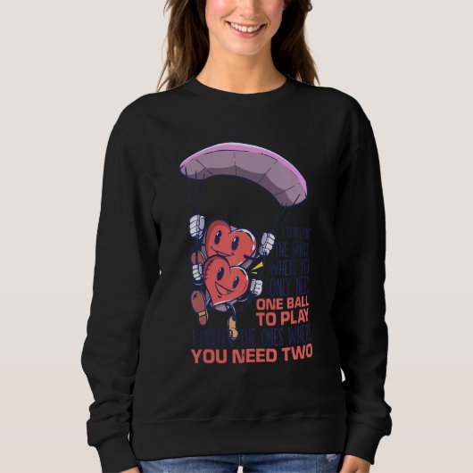 Gleitschirmflieger Sweatshirt (Vorderseite)