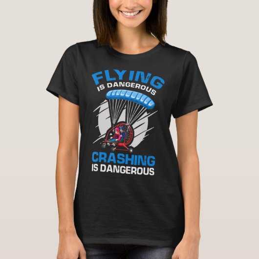 Gleitschirmflieger T-Shirt (Vorderseite)