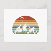 Gleitschirmgebirge | Geschenkgutscheine für Luftsp Postkarte (Vorderseite)