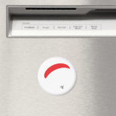Gleitschirmrot - Gleitschirmflieger Magnet (In Situ (Geschirrspüler))