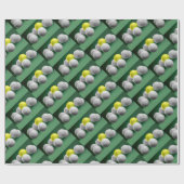 Gleitschutzpapier für Golfbälle Geschenkpapier (Flach)