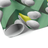 Gleitschutzpapier für Golfbälle Geschenkpapier (Rolleneckpunkt)